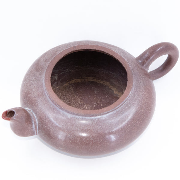 Antique Yixing Shuimo Polished Ban Lamp Chinese Teapot (Fat Spout)