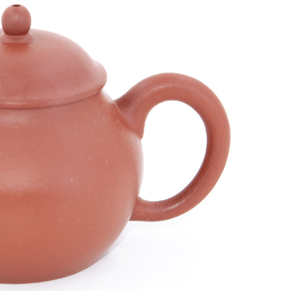 Yixing 1980's Zhuni Lipi Pear Shape Chinese Teapot (Olive Nod) #8
