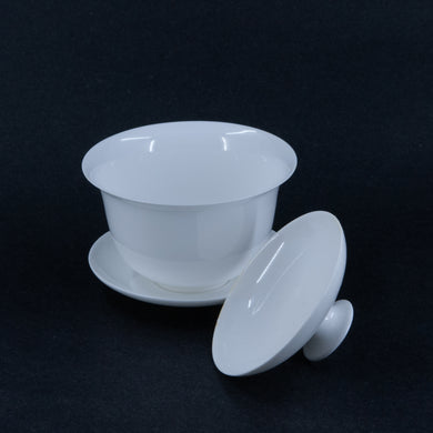 Eggshell White Porcelain Gaiwan