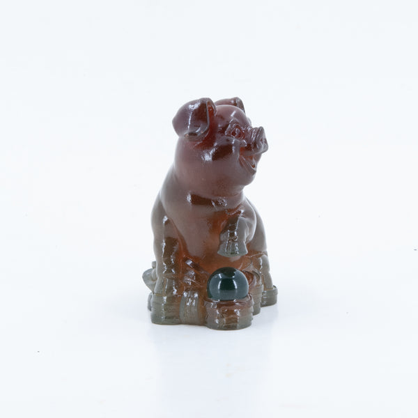 Allochroic Changing Color Tea Pet -- Pig