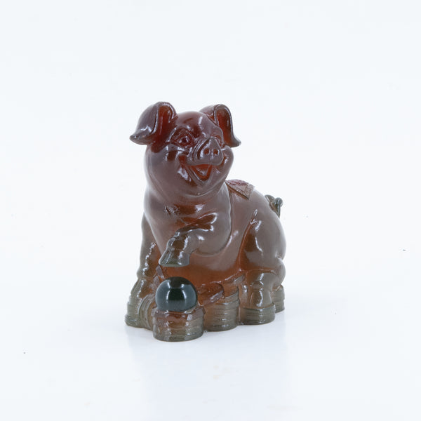 Allochroic Changing Color Tea Pet -- Pig