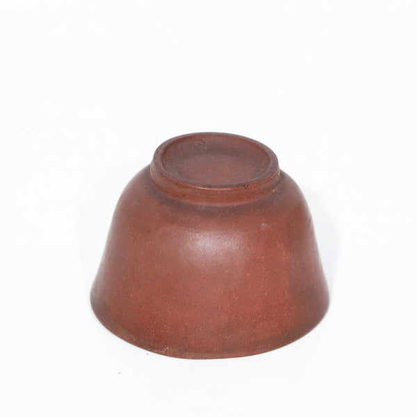 Antique Repaired Chinese Yixing Zini Round Tea Cup