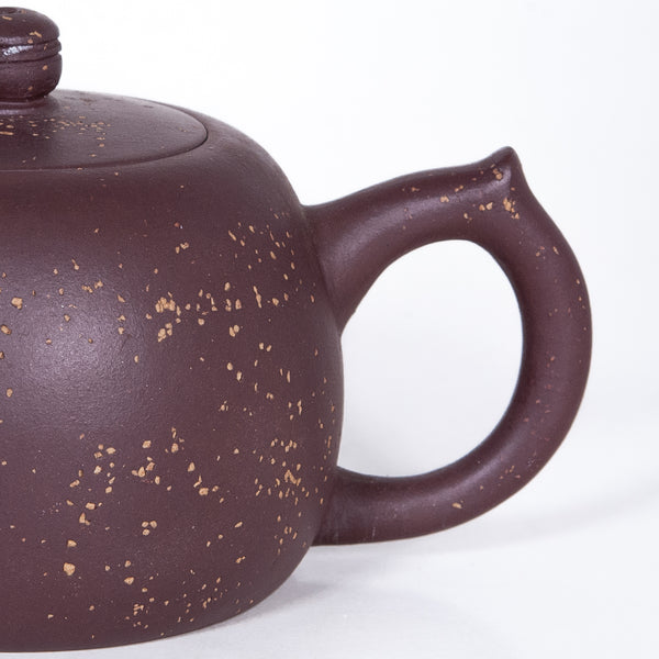 Yixing Zini Bright Stars In The Sky Jin Lan Shape Chinese Teapot 35 (Pointed Ear)