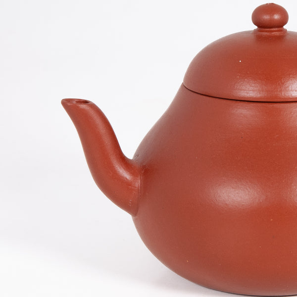Yixing Zhuni Antique Style San Wan Pear Shape Chinese Teapot