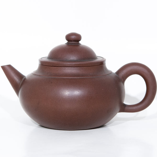 Large Antique Yixing Zini Baozhu Chinese Teapot Repaired
