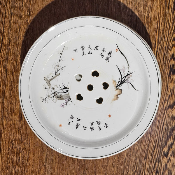 Vintage Porcelain Tea Clay (Orchid and Plum Blossom)