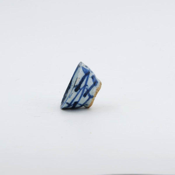 Early 20th Century Miniature Blue And Whitre Porcelain Tea Cup