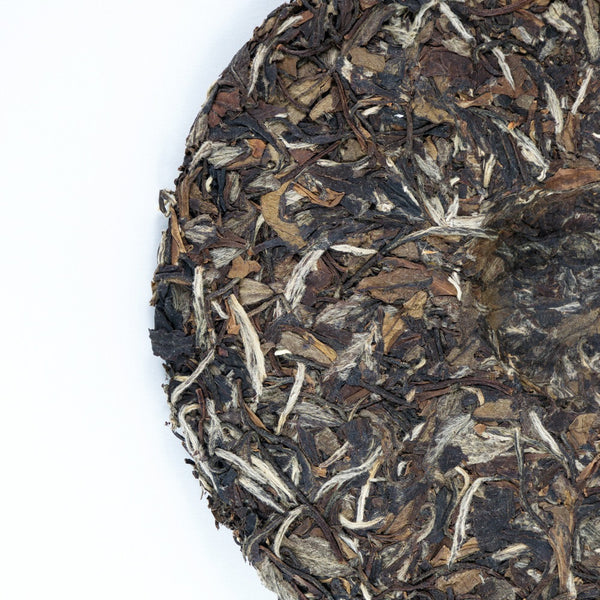 Fu Ding White Peony (Bai Mu Dan) Aged White Tea Cake, Year 2014