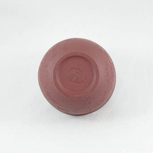 Yixing Clay Tea Cup Herald Of Spring (Bird and Plum Blossom)