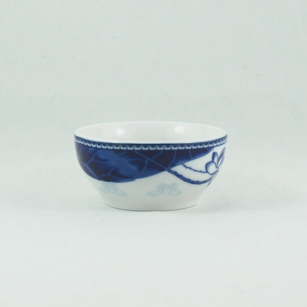 Porcelain Blue And White Lotus and Dragonfly Tea Cup