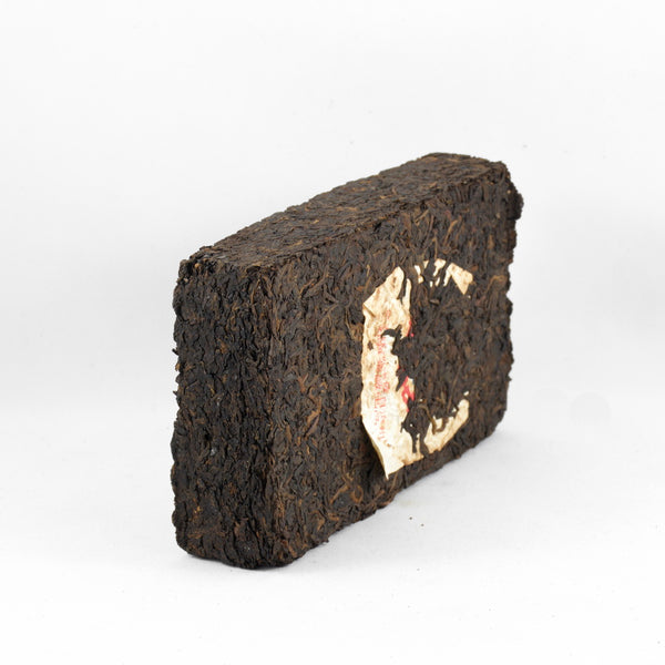 Pu-Erh Tea Brick, Menghai Tea Factory, 1980s (Ripe/Shou)