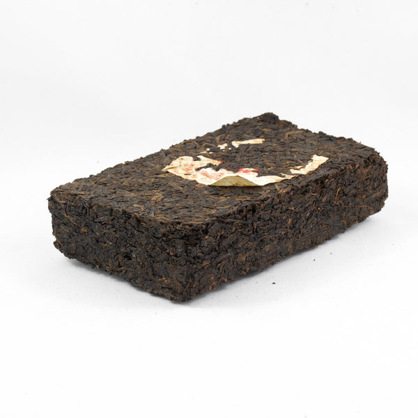 Pu-Erh Tea Brick, Menghai Tea Factory, 1980s (Ripe/Shou)