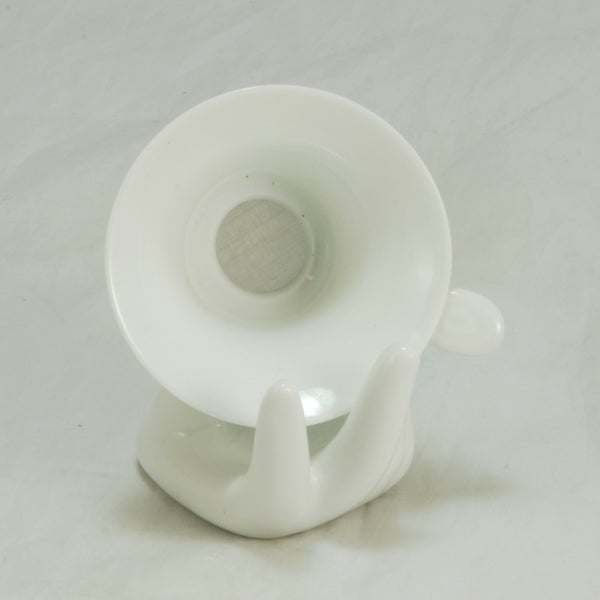 Porcelain Hand Shape Tea Strainer/ Filter