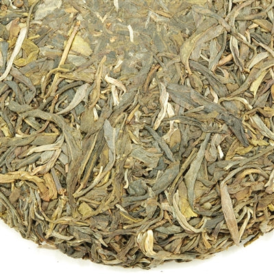 Pu-Erh Tea Cake, Old Tea Tree, Year 2010 (Green/Sheng)