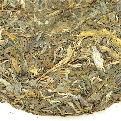Pu-Erh Tea Cake, Old Tea Tree, Year 2010 (Green/Sheng)