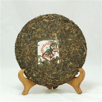 Pu-Erh Tea Cake, 8582 , Menghai Tea Factory, 1998 (Green/Sheng)