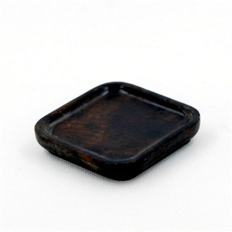 Square Shape Dark Rosewood Saucer For Tea Cup