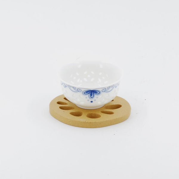 Yixing Clay Lotus Root Shape Saucer