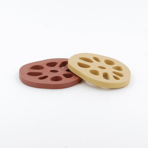 Yixing Clay Lotus Root Shape Saucer