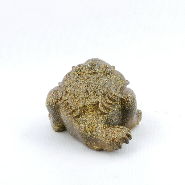 Allochroic Changing Color Tea Pet -- Golden Color Frog