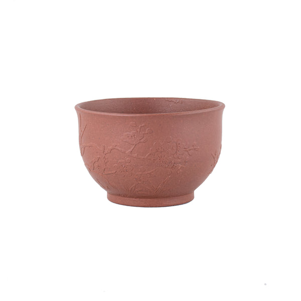 Yixing Clay Tea Cup Herald Of Spring (Bird and Plum Blossom)