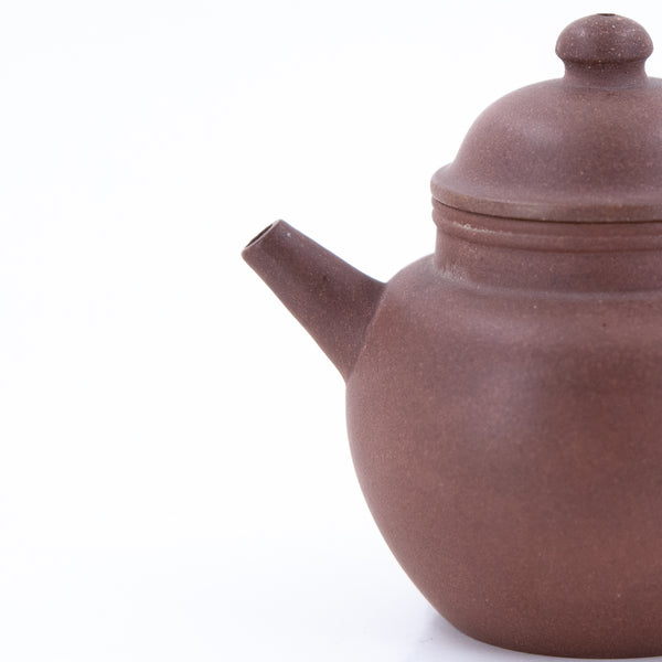 1980's Yixing Zini Ming Style "JuLun Zhu" (巨輪珠) Chinese Teapot #20