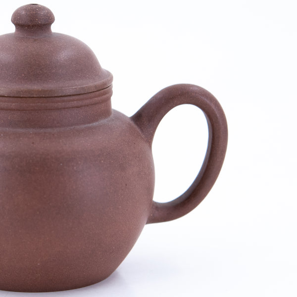 1980's Yixing Zini Ming Style "JuLun Zhu" (巨輪珠) Chinese Teapot #20
