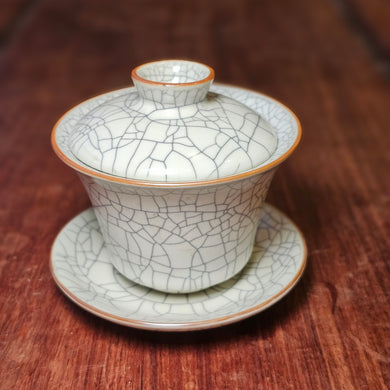 Geyao Porcelain Crackle Gaiwan