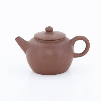 Antique Yixing "JuLun Zhu" Shape Shape Chinese Teapot (Flat Lid)