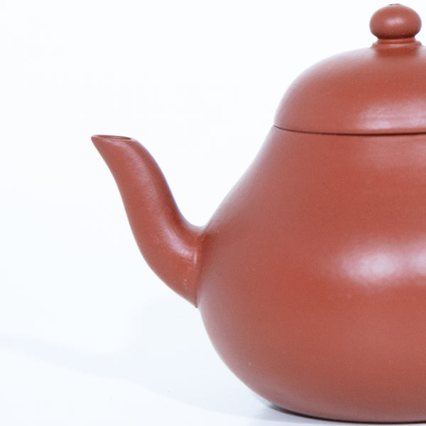 Yixing Zhuni Antique Style San Wan Pear Shape Chinese Teapot