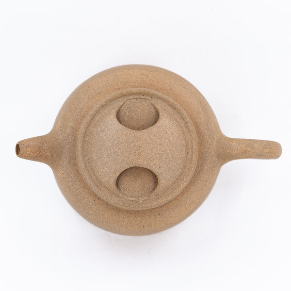1980's Duan Ox Lid Jing Lan Shape Chinese Teapot