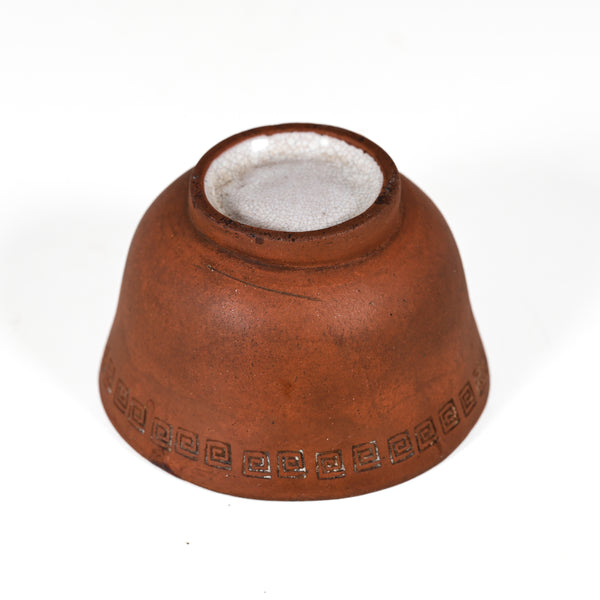 Antique Urushi Lacquer Repaired Chinese Yixing Zini Tea Cup