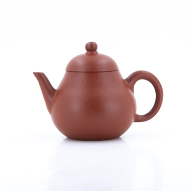 1980 Yixing Zhuni Straight Spout High Pear Shape Chinese Teapot