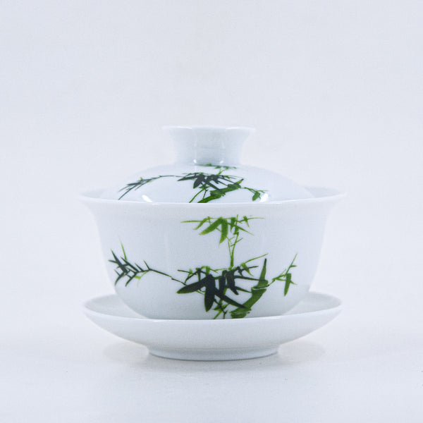 Porcelain Four Seasons Series Gaiwan, Mei Lan Zhu Qu (Plum, Orchid, Bamboo, Chrysanthemum) #2
