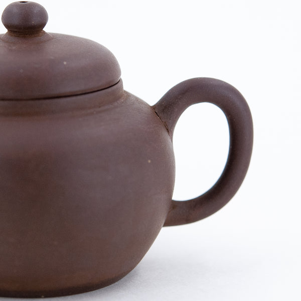 Antique Yixing Zini Tang Po Shape Chinese Teapot Kintsugi Repaired