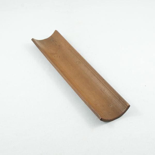 Vintage Bamboo Tea Scoop With Hand-Carved Reading Men
