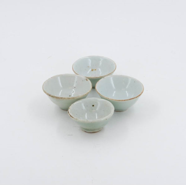 Early 20th Century Miniature Celadon Porcelain Tea Cup