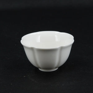 Porcelain White Color Flower Shape Tea Cup
