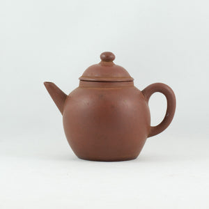 Antique Yixing Qing Dynasty Tang Po Shape Chinese Teapot