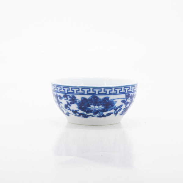 Porcelain Blue And White Lotus Tea Cup