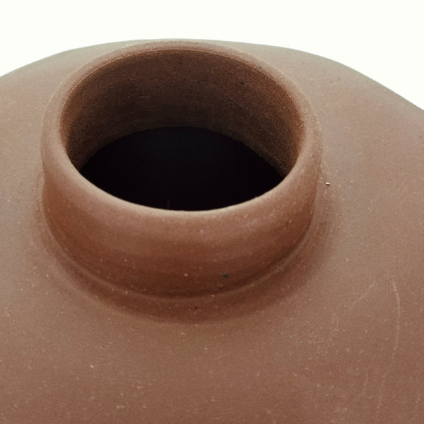 Yixing 1980's Chinese Clay Jar, Round Shape #4
