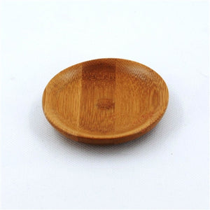 Round Shape Bamboo Saucer For Tea Cup