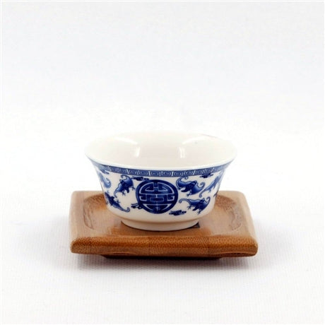 Square Shape Bamboo Saucer For Tea Cup
