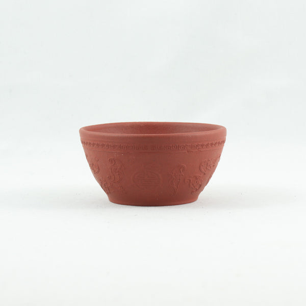 Small Yixing Clay Fortune And Longevity Tea Cup
