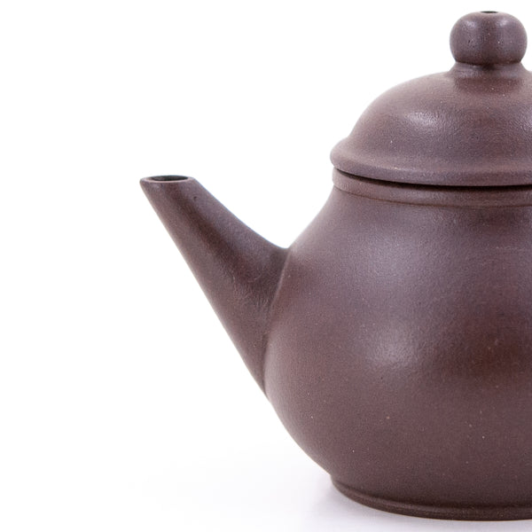 Yixing Zini Straight Mouth Bale Shape Chinese Teapot