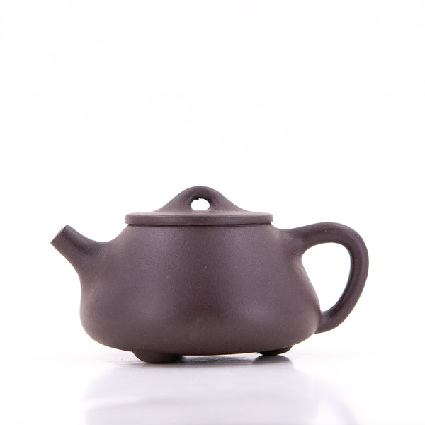 Yixing Three Knobs Shi Piao Shape Chinese Teapot