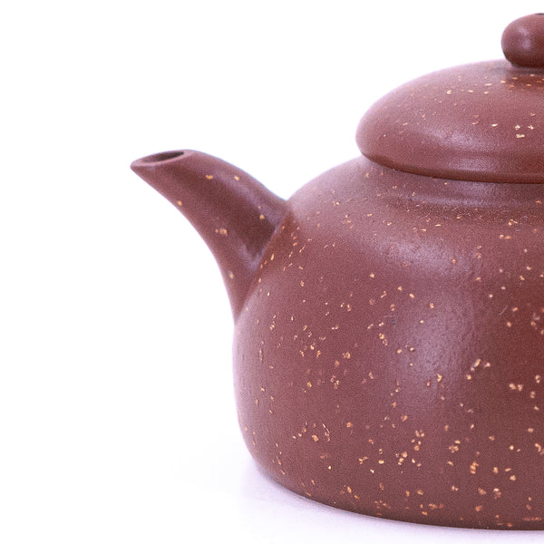 Yixing Zhuni Pusha Half Moon Shape Chinese Teapot
